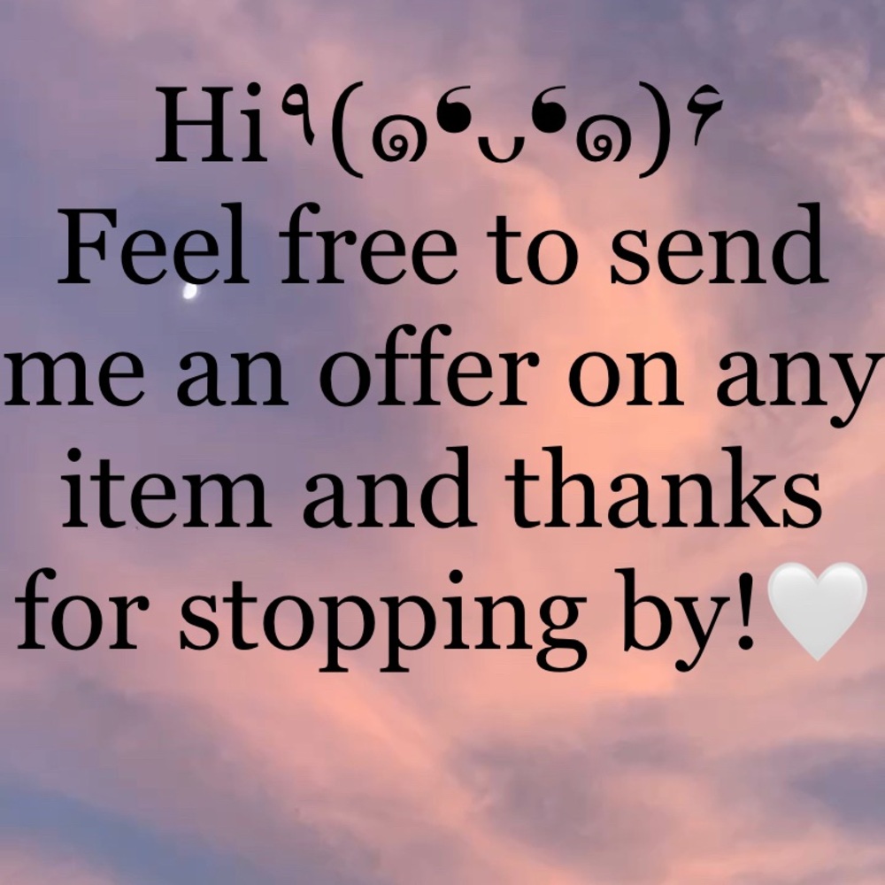 OPEN TO OFFERS 🌸